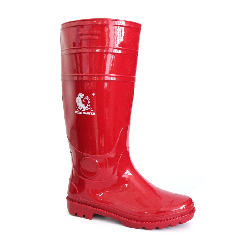 China 103-RR light weight non safety glitter pvc garden rain boot manufacturer