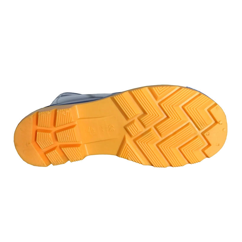 China 107-2 oil resistant waterproof steel toe pvc work boots manufacturer