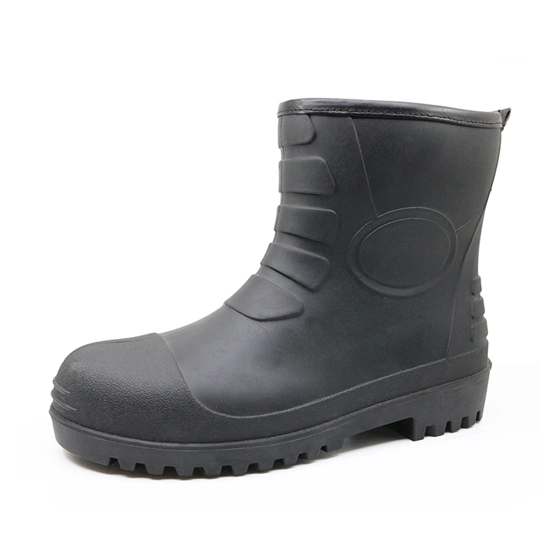 中国 108L low ankle black steel toe oil resistant work boots pvc 制造商