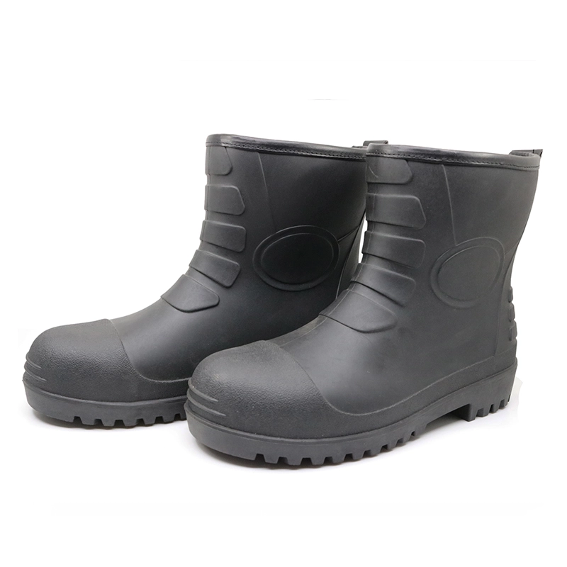 中国 108L low ankle black steel toe oil resistant work boots pvc 制造商