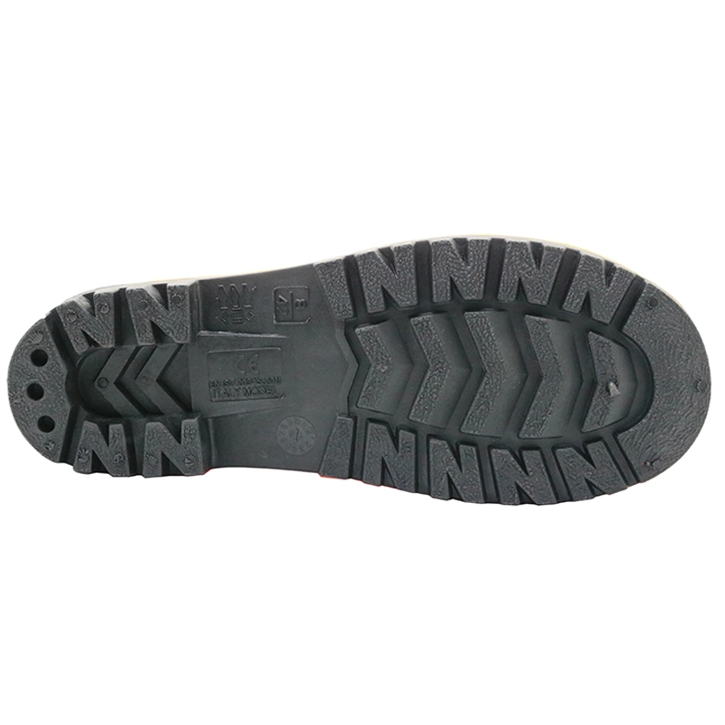 中国 108L low ankle black steel toe oil resistant work boots pvc 制造商
