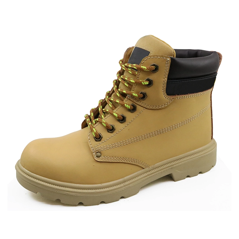 China 11K split nubuck leather steel toe cap safety shoes dubai manufacturer