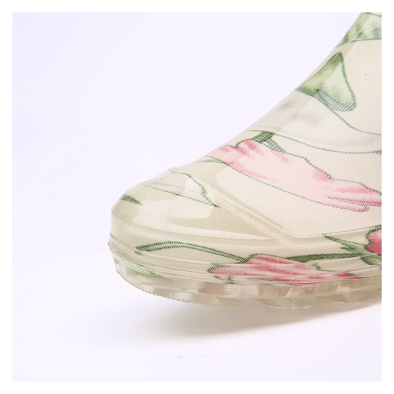 China 202-3 fashion shiny pvc rain boots for lady manufacturer