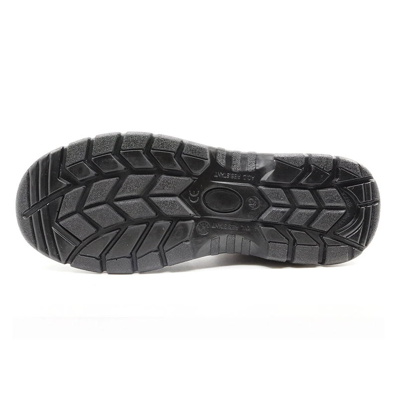 China 5050 Anti slip suede leather steel toe cap breathable workshop safety shoe manufacturer