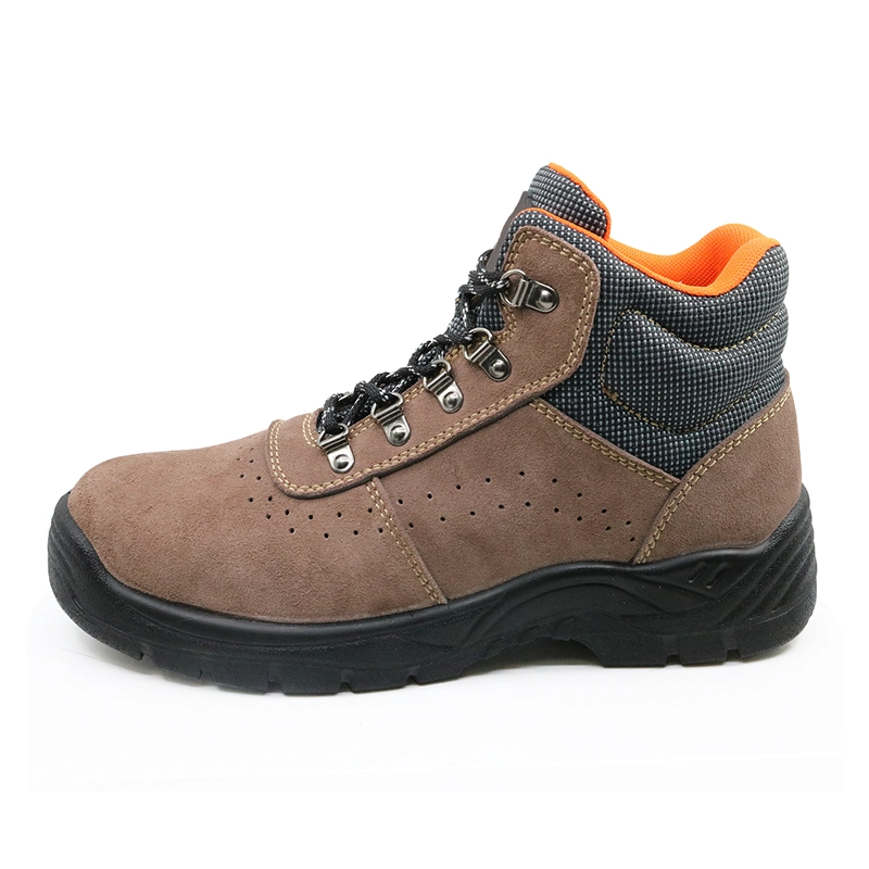 China 5060 oil resistant steel toe cap sport style safety shoes work manufacturer