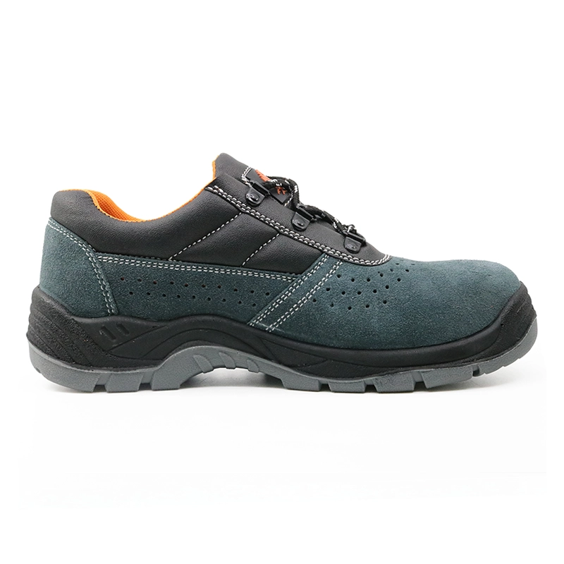 China 5070 Low ankle suede leather steel toe cap sport safety work shoe manufacturer