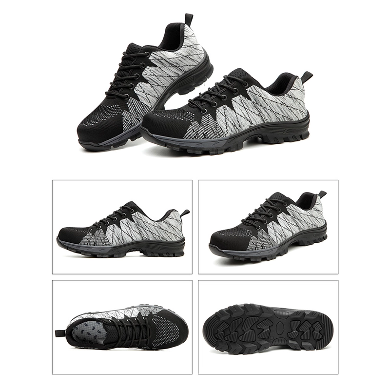 China 536 Anti slip oil acid resistant fashion sport type safety work shoes steel toe manufacturer