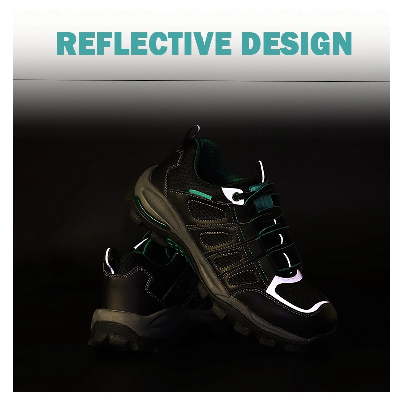 China 609 resistente ao óleo anti-deslizamento luz de peso respirável esporte sapatos de segurança sapatilhas dedo do pé fabricante