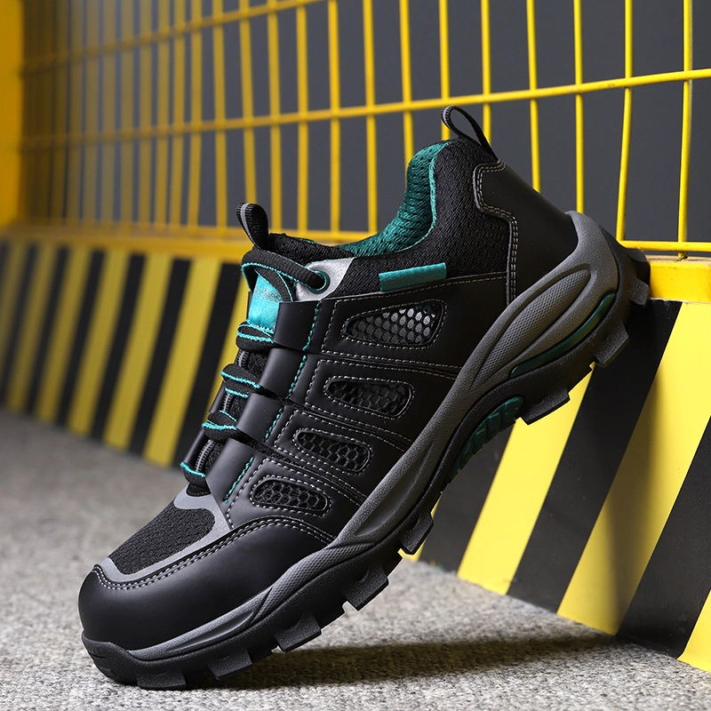 China 609 resistente ao óleo anti-deslizamento luz de peso respirável esporte sapatos de segurança sapatilhas dedo do pé fabricante