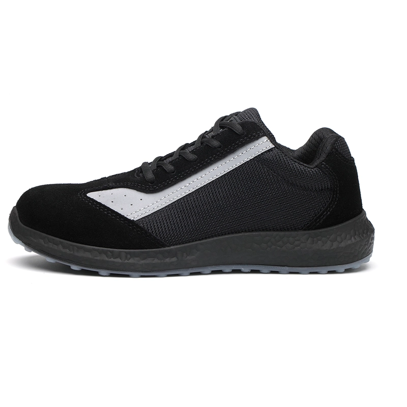 China 6518K Oil slip resistant PU sole steel toe prevent puncture lightweight safety work shoes manufacturer