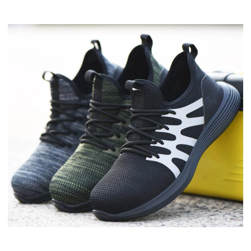 China 707 Super light steel toe puncture proof indoor working men stylish sneakers safety shoes manufacturer