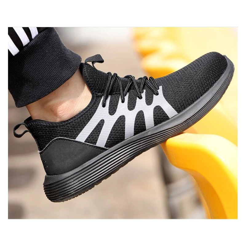 China 707 Super light steel toe puncture proof indoor working men stylish sneakers safety shoes manufacturer