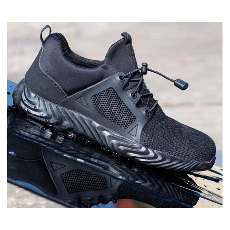porcelana 709 Zapatillas antideslizantes ligeras y transpirables con flexibilidad zapatos de seguridad puntera de acero fabricante