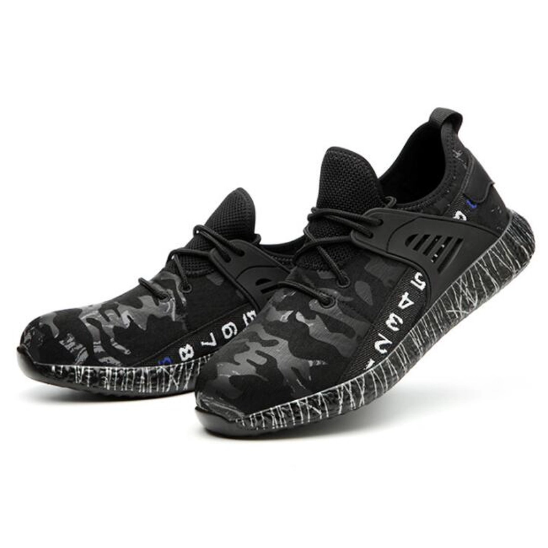 China 710 Oil slip resistant puncture proof safety shoes fashionable sneakers steel toe cap manufacturer