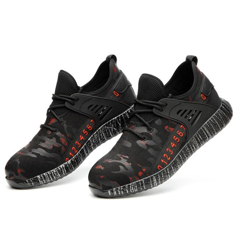 China 710 Oil slip resistant puncture proof safety shoes fashionable sneakers steel toe cap manufacturer