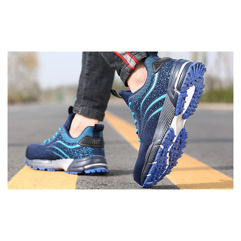 中国 727 Oil resistant anti slip fashionable safety shoes soft sneakers steel toe cap 制造商