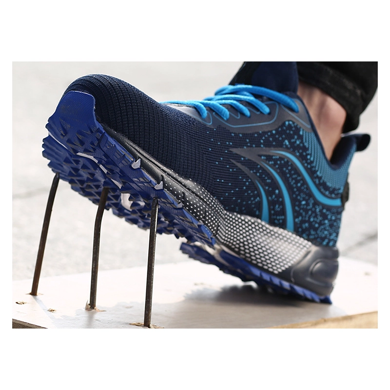 中国 727 Oil resistant anti slip fashionable safety shoes soft sneakers steel toe cap 制造商