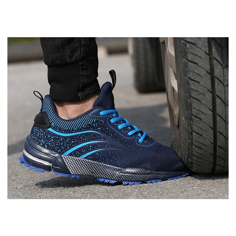 中国 727 Oil resistant anti slip fashionable safety shoes soft sneakers steel toe cap 制造商