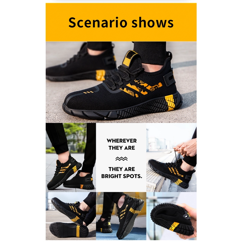 Chine 9200 chaussures de sécurité à la mode anti-dérapantes légères anti-crevaison baskets bout en acier fabricant
