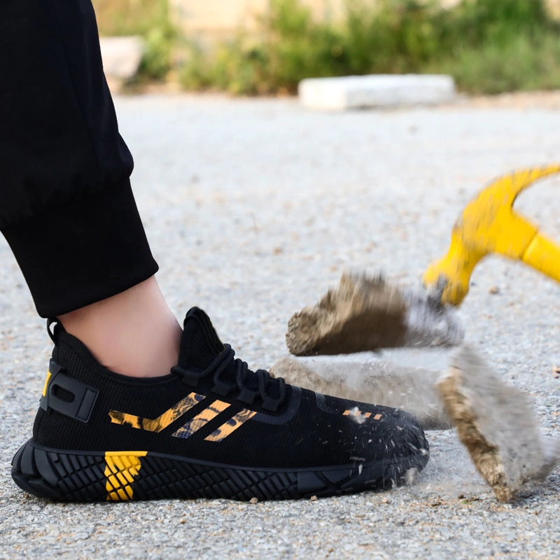 Chine 9200 chaussures de sécurité à la mode anti-dérapantes légères anti-crevaison baskets bout en acier fabricant