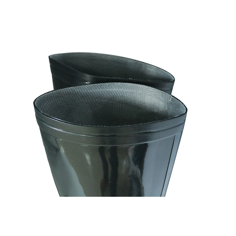 China BNY 2 dollar cheap black shiny pvc rain boots manufacturer