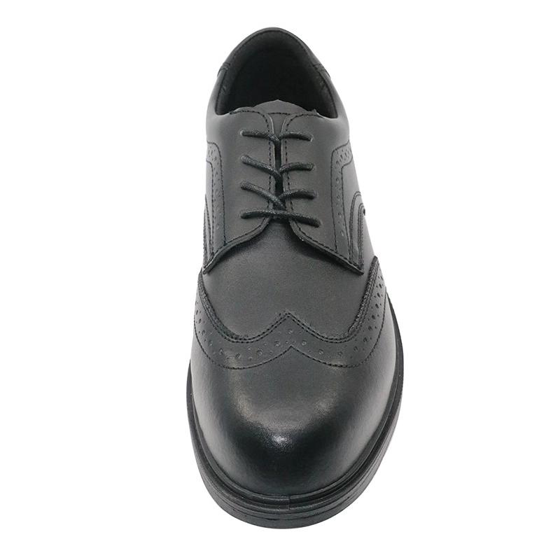 China BS001 Non slip anti static metal free fashion mens office executive safety shoes composite toe manufacturer