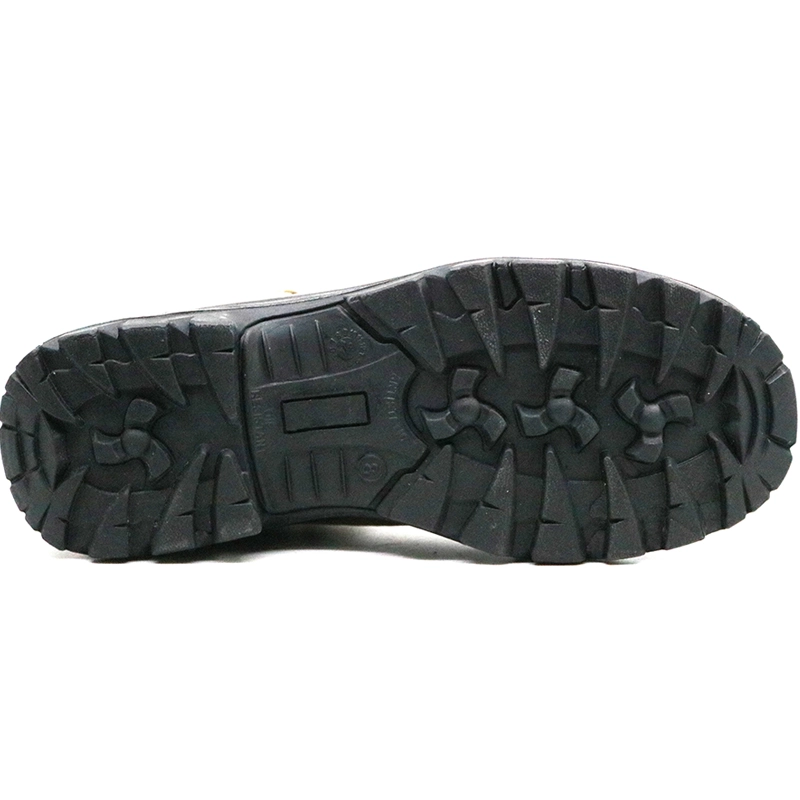 China BS003 Oil resistant anti slip steel toe prevent puncture men leather safety boots manufacturer