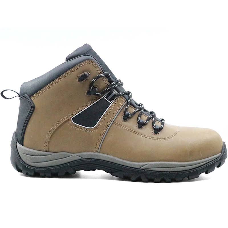 China BTA035 CE approved anti slip leather composite toe chile safety shoes for work manufacturer