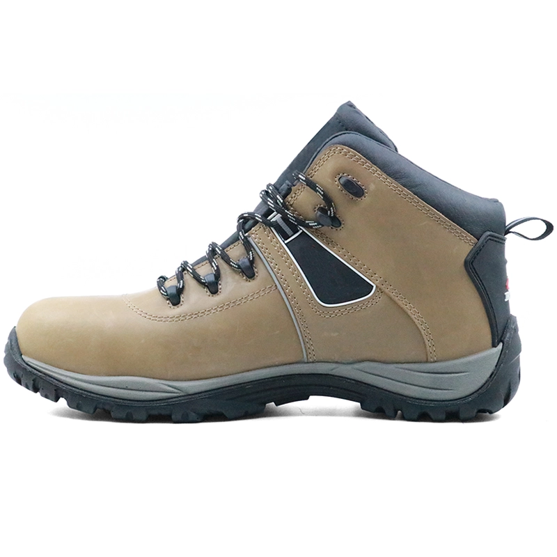 China BTA035 CE approved anti slip leather composite toe chile safety shoes for work manufacturer