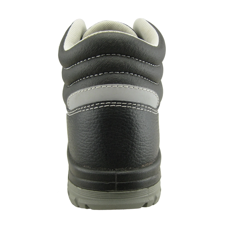 China Buffalo embossed leather PU injection safety shoes for USA manufacturer