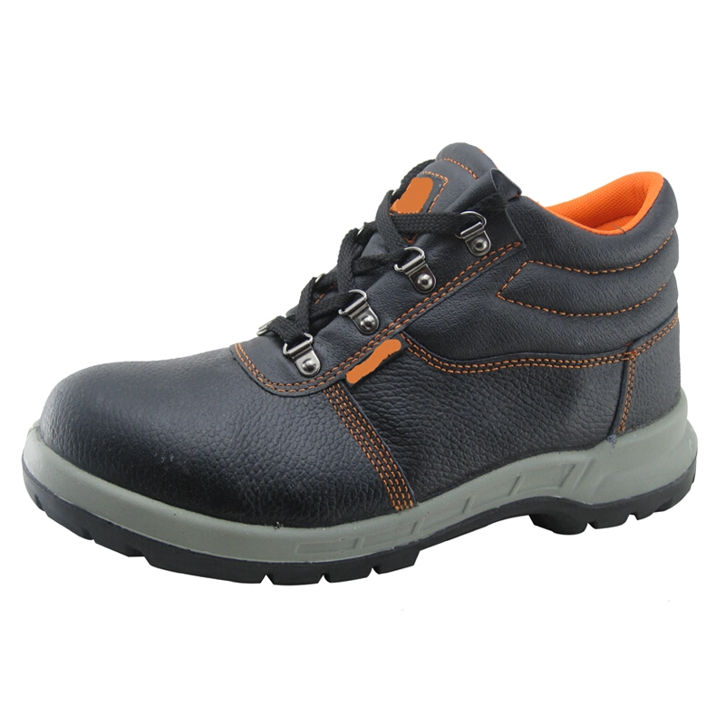 China Buffalo leather PU sole working safety shoes manufacturer