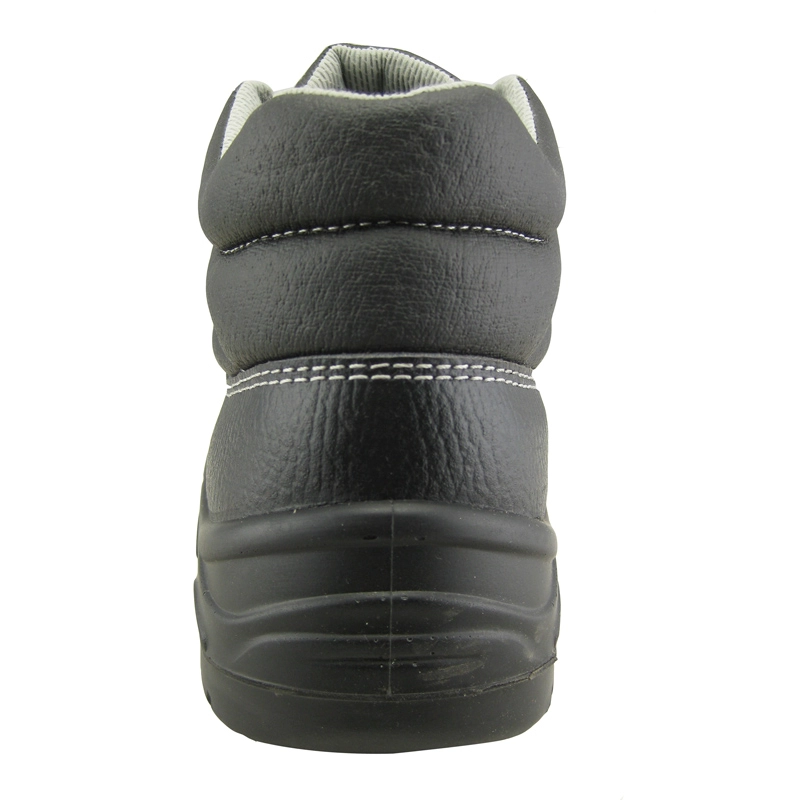 China Buffalo leather mining safety shoes with steel toe and plate manufacturer