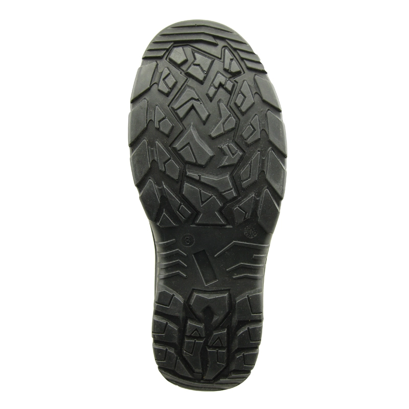 China Buffalo leather mining safety shoes with steel toe and plate manufacturer