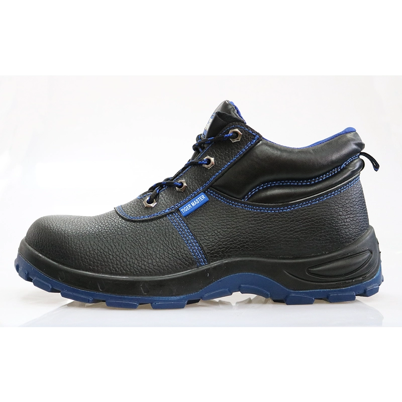 China DTA005 genuine leather pu injection safety shoes manufacturer