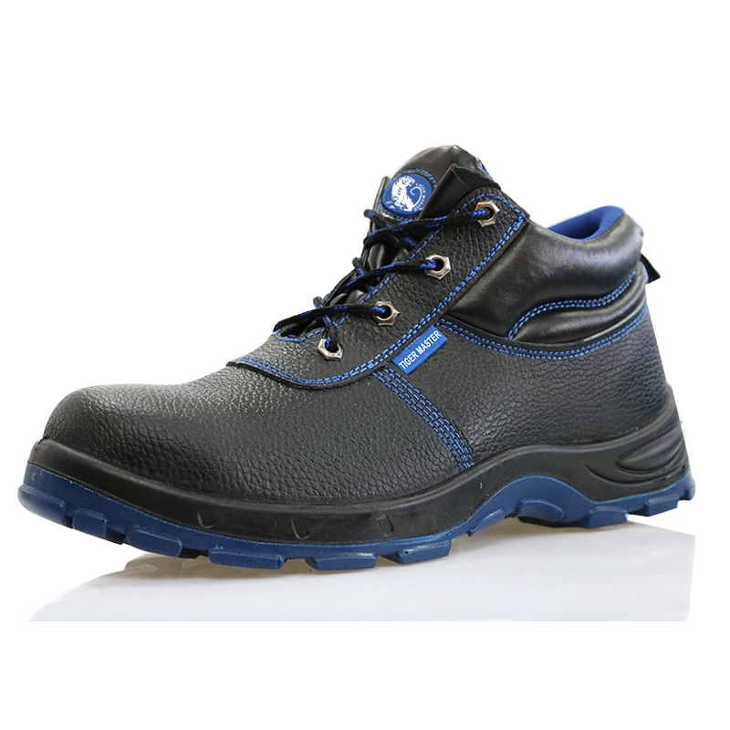 China DTA005 genuine leather pu injection safety shoes manufacturer