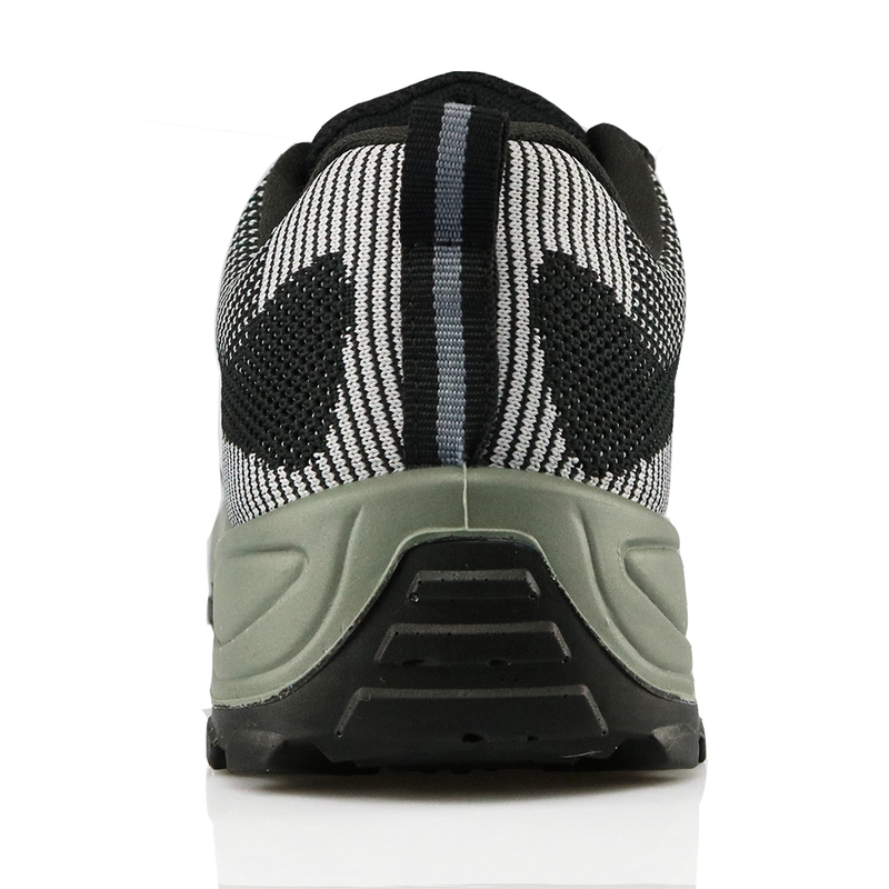China DTA006 three D flying weaving pu sole sport type safety shoes Hersteller