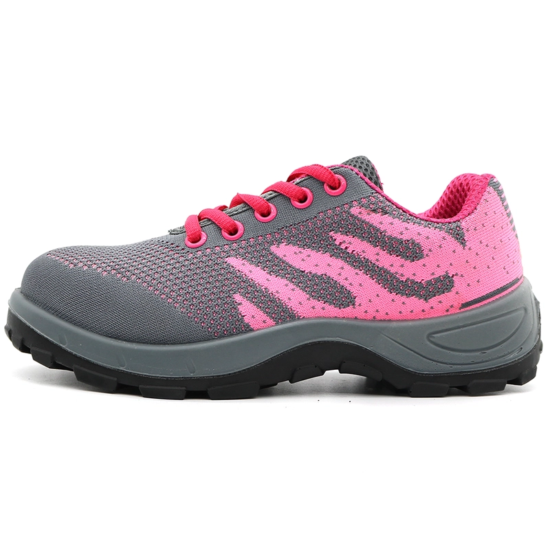 China DTA017 Anti Slip Punctie Proof Ademende Dames Sport Veiligheidsschoenen Stalen Teen Cap fabrikant