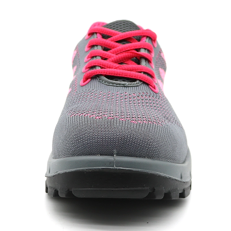 China DTA017 Anti Slip Punctie Proof Ademende Dames Sport Veiligheidsschoenen Stalen Teen Cap fabrikant