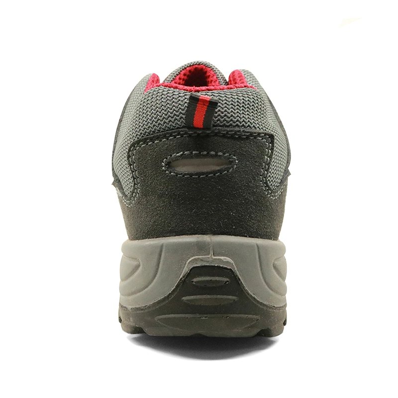 China DTA029 CE steel toe cap anti static suede leather sport style safety shoes manufacturer