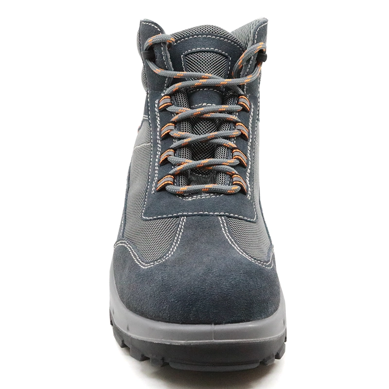 China DTA031H Anti slip delta plus sole suede leather sport type safety shoes men work manufacturer