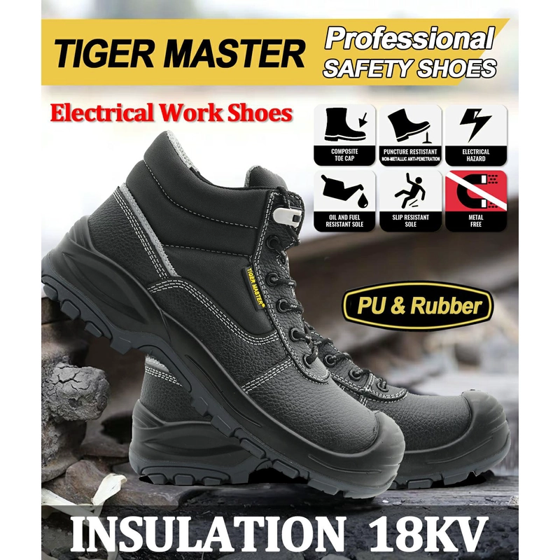 Cina EH7202 ACCIDO ACCIDIO EH7202 antiscivolo Anti Puncture Isolativo 18KV Sicurezza elettrica Scarpe da salotto Composite produttore