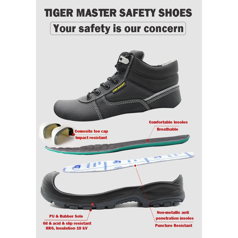 Cina EH7202 ACCIDO ACCIDIO EH7202 antiscivolo Anti Puncture Isolativo 18KV Sicurezza elettrica Scarpe da salotto Composite produttore