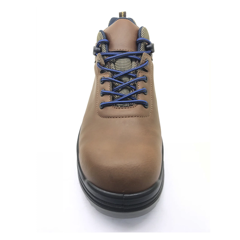 China ENS011 split nubuck leather steel toe safety boots manufacturer
