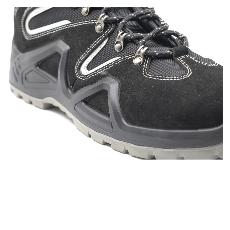 China ENS020 suede leather kevlar mid sole workman safety shoes industrial manufacturer
