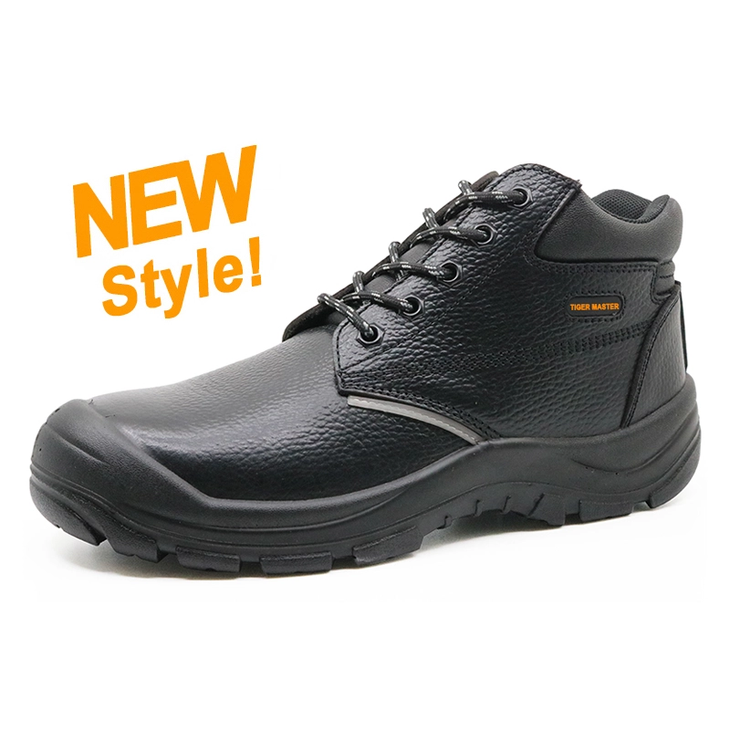 China ENS029 buffalo leather oil acid resistant antistatic safety shoe for work manufacturer