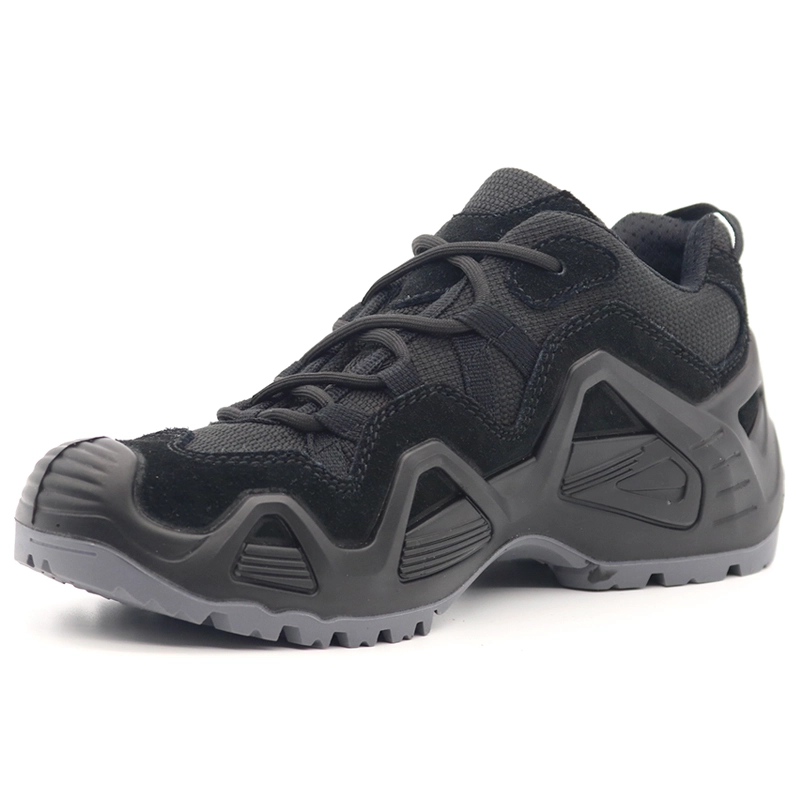 China TM1902 Black anti slip lightweight fashionable climbing men jungle hiking sport shoes manufacturer