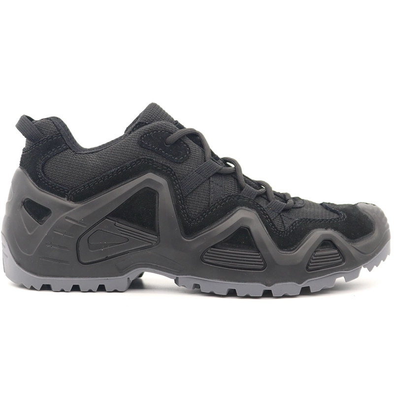 China TM1902 Black anti slip lightweight fashionable climbing men jungle hiking sport shoes manufacturer