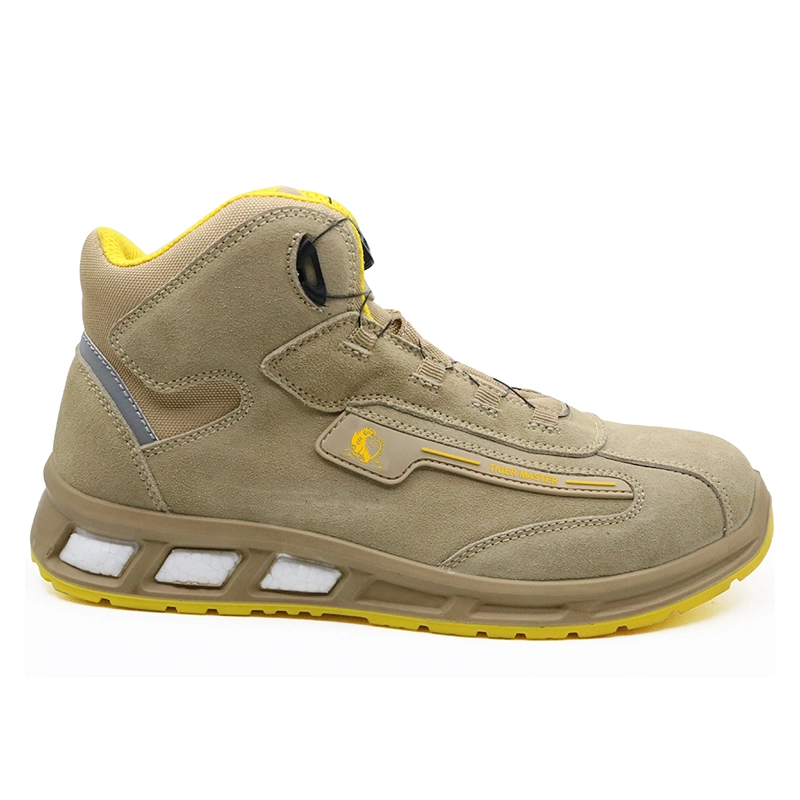 中国 ETPU09 new fast loosen lace fiberglass toe anti static sport safety shoes 制造商