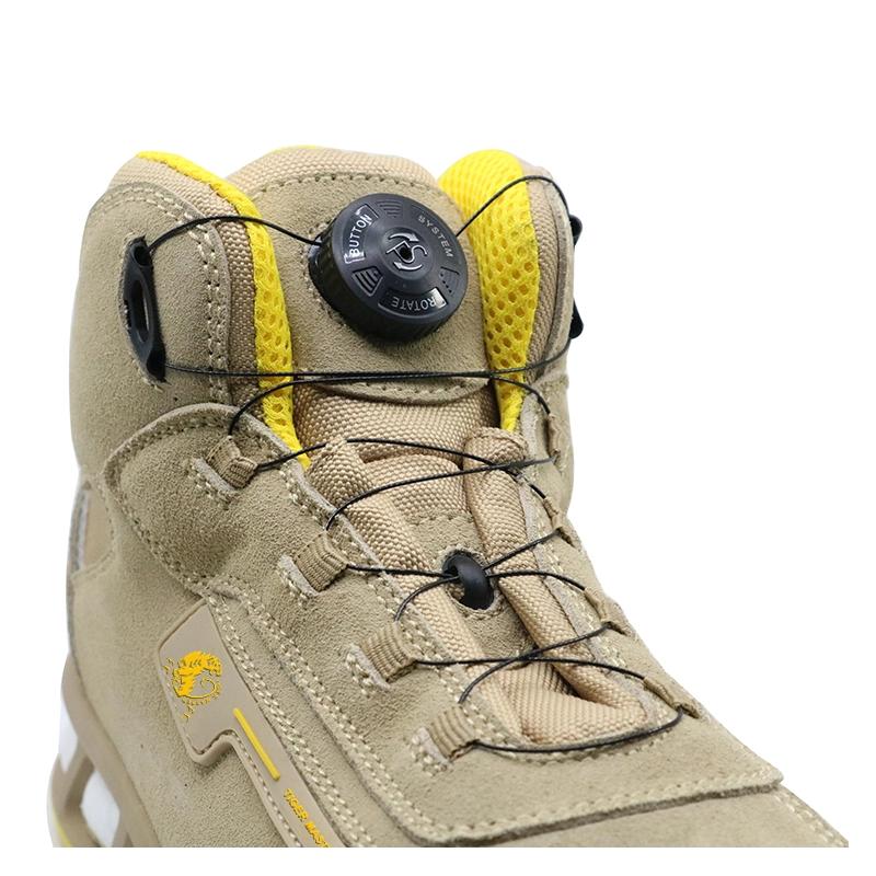 中国 ETPU09 new fast loosen lace fiberglass toe anti static sport safety shoes 制造商