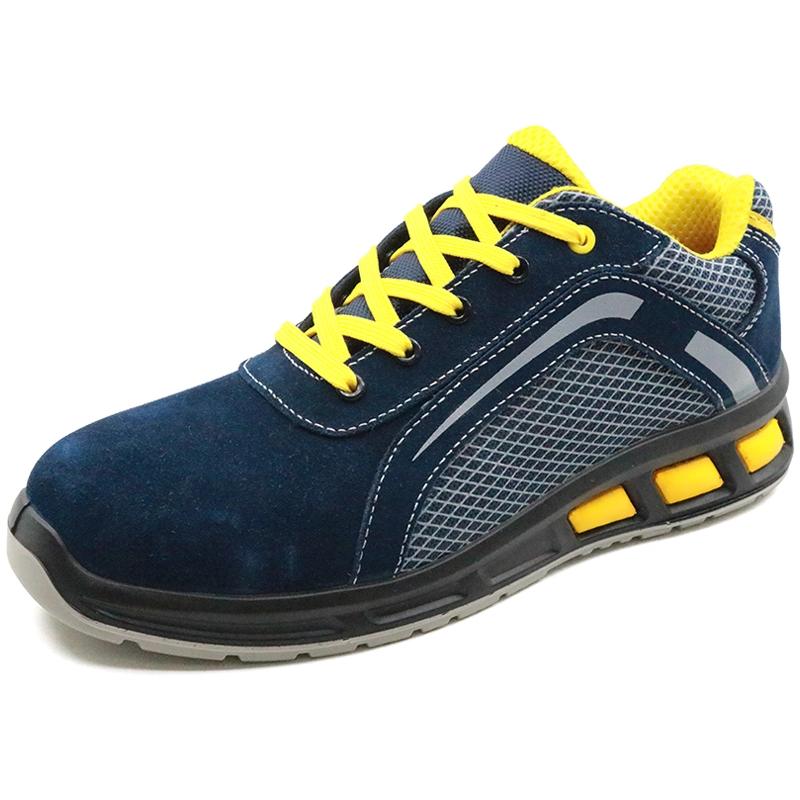 China ETPU27Y Suede leather pu sole fashionable sport work shoes safety manufacturer